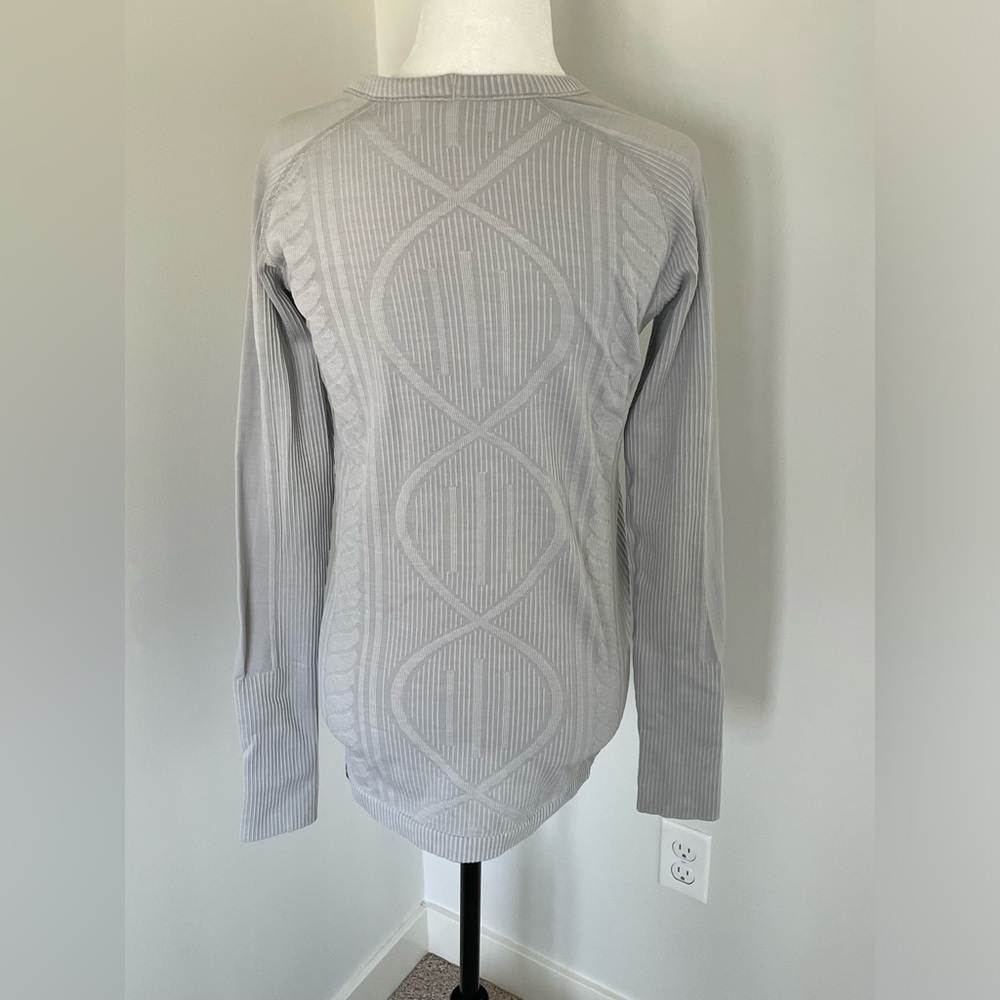 Lululemon Rest Less Pullover Sweater - Heather Silver Spoon - See Measurements - Picture 6 of 6